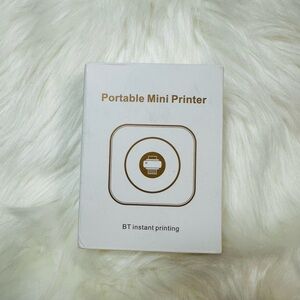 Portable Mini Printer - White